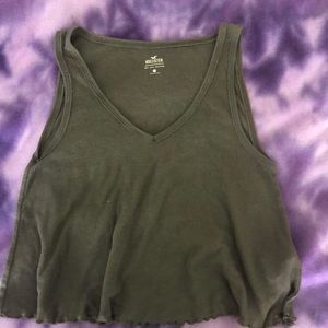 Flowy Green Hollister Tank Top